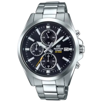 Afbeelding van Casio Edifice EFV 560D 1AVUEF Herenhorloge 42 mm Zilverkleurig