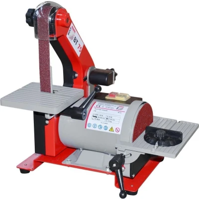 Afbeelding van Holzmann Maschinen BT75_230V band en schijfschuurmachine 250W 125mm