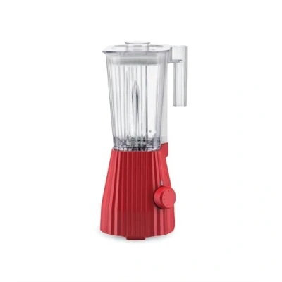 Afbeelding van Alessi Blender Plissé 5 snelheden + turbostand rood Michele de Lucchi 1.5 liter MDL09 R