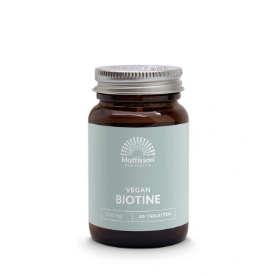 Afbeelding van Mattisson HealthStyle Biotine Vitamne B8 1000mcg