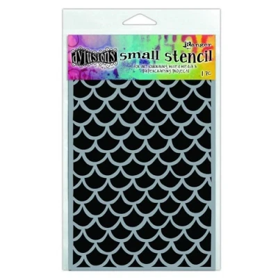 Afbeelding van Ranger Dylusions Stencils Fishtails Small DYS63650 Dyan Reaveley