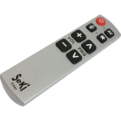 Afbeelding van Universele afstandsbediening Seki easy Grijs Makkelijke zelf leerbaar