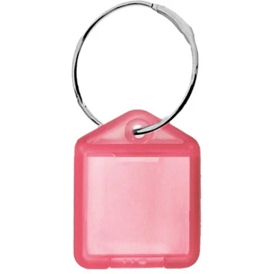 Afbeelding van CombiCraft Mini XS openklapbare sleutellabels 38x22mm rood 100 stuks