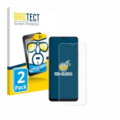 Afbeelding van BROTECT Screenprotector voor realme C61 Folie Beschermfolie transparant (2 Stuks)