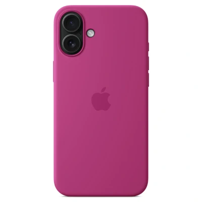 Afbeelding van Origineel Apple iPhone 16 Plus MagSafe Hoesje Siliconen en TPU (zacht) Softcase/Backcover Roze Telefoonhoesje