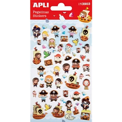 Afbeelding van APLI 13903 Piratenstickers 1 vel