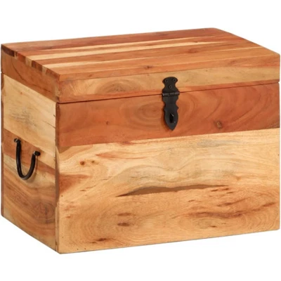 Afbeelding van Opbergbox 39X28X31 Cm Massief Acaciahout