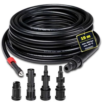 Afbeelding van Deuba Rioolreiniging set 15 m 160 bar incl. 4 Adapters