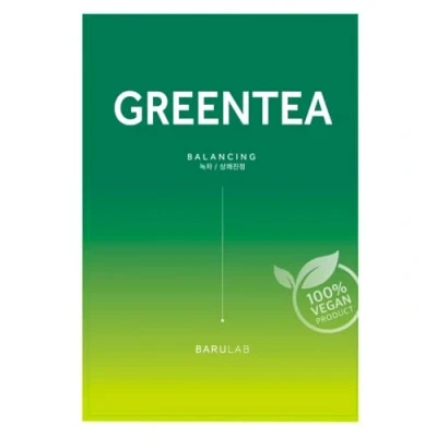 Afbeelding van Barulab The Clean Vegan Green Tea Mask 11 g 1 stuk