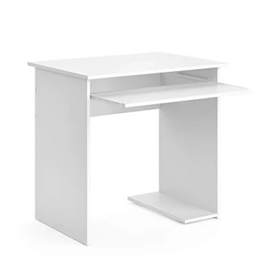 Afbeelding van Vicco Bureau &quot;Nick&quot;, Wit, 80 x 58 cm