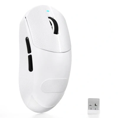 Afbeelding van ATTACK SHARK X8 SE Draadloze Gaming Muis, 55g Lichtgewicht, PAW3311 Sensor, BK52820 Chip, 25.000 DPI, BT/2.4G/USB C, 80 Miljoen Klikken, 500mAh Batterij, Webdriver voor PC/MacWit+ Grip Tape