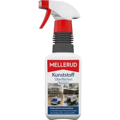Afbeelding van Mellerud Kunststof oppervlaktereiniger, effectieve spray tegen hardnekkig vuil op alle kunststofoppervlakken, 1 x 0,5 l