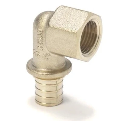 Afbeelding van Rehau Rautitan perskoppeling knie zonder schuifhuls 16 x 1/2 pers