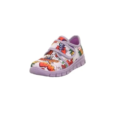 Afbeelding van Superfit Bobby huisschoen, paars/meerkleurig 8500, 33 EU breed, Paars Multicolor Breed