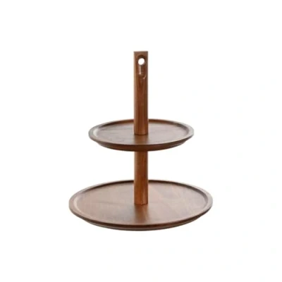 Afbeelding van Fruitschaal Home ESPRIT Natuurlijk Acacia 25 x 27 cm