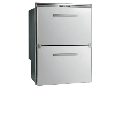 Afbeelding van Rvs inbouwkoellade sea drawer model dw180rfx 80l + 64l 12/24v int. compressor