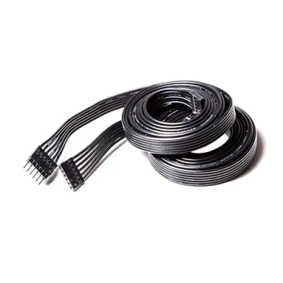 Afbeelding van Litcessory Verlengkabel voor Philips Hue Lightstrip Plus (1m, 2 Stuk, Zwart STANDARD 6 SPELD V3)