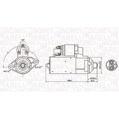 Afbeelding van Magneti Marelli Starter 063721286010