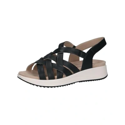 Afbeelding van Caprice Sandalen met sleehak, Dames, Maat: 41, Ocean nappa Leer