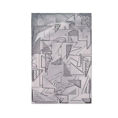Afbeelding van Sizzix 3 D Textured Impressions Emb.Folder Doodle Triangles 664528 Jessica Scott (01 21)