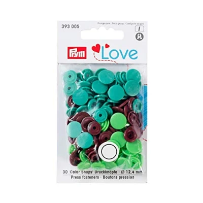 Afbeelding van Prym Love Green, Light Brown (12,4 mm) Druk op bevestigingsmiddelen 1 Stuk