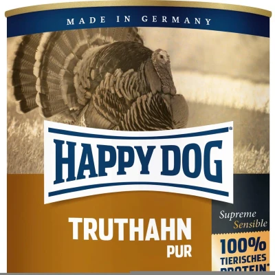 Afbeelding van Happy Dog Puur 6 x 800 g Kalkoen