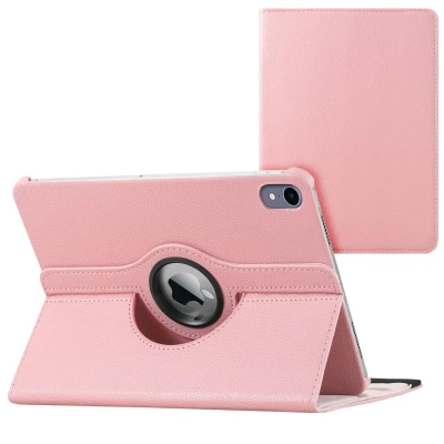 Afbeelding van Apple iPad Mini 6 (2021) Hoes: iMoshion 360 Draaibare Bookcase Roze Kunstleder Tablet Hoezen