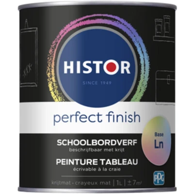 Afbeelding van Histor Perfect Finish Schoolbordverf Schoolbordenverf 1 liter Mengbaar