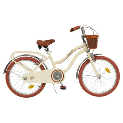 Afbeelding van Toimsa Vintage Kinderfiets Meisjes Beige;Bruin 20 Inch