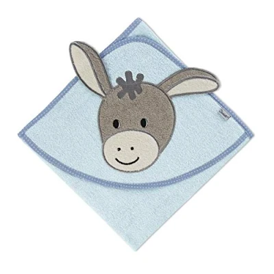 Afbeelding van Sterntaler Motief badhanddoek Emmi lichtblauw 80 x cm