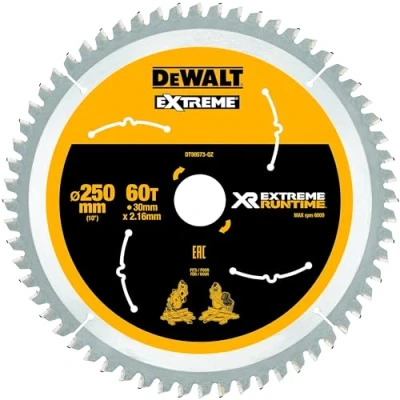 Afbeelding van DeWalt Accessoires DT99573 XR Cirkelzaagblad 250x30mm 60 tands QZ