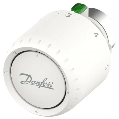 Afbeelding van Danfoss RA Aveo thermostaatknop click RAL 9016. Artikelnr: 015G4090