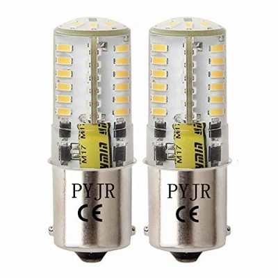 Afbeelding van Ba15s 1156 1141 lamp 12 V 5 Watt LED enkele bajonet contact, warm wit 3000 K 350 lm, voor binnenverlichting RV caravan, boot enz. (2 stuks)