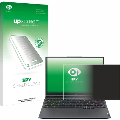 Afbeelding van upscreen Privacy Schermbeschermer voor Lenovo Legion 5 Pro Screen Protector Anti Spy, Antikras, Vingerafdruk