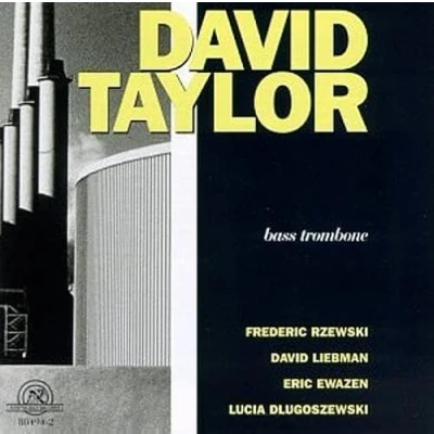 Afbeelding van David Taylor Plays Dlugoszewski, Liebman, Rzewski (CD)
