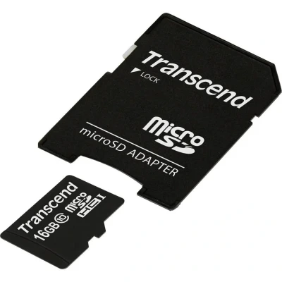 Afbeelding van Transcend Premium microSDHC kaart Industrial 16 GB Class 10, UHS I Incl. SD adapter
