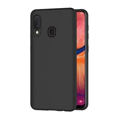 Afbeelding van AICEK Compatibel Samsung Galaxy A20e hoesje, zwart siliconen beschermhoes voor Case TPU Bumper telefoonhoes (5,8 inch)