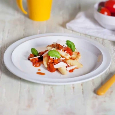 Afbeelding van Bord Melamine 26 cm Groen