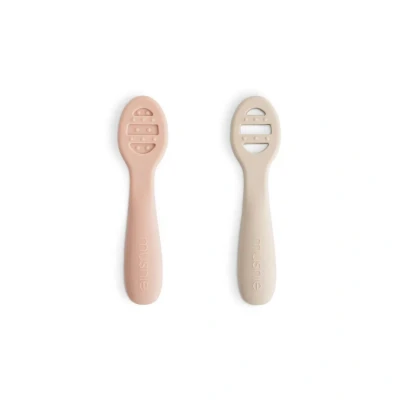 Afbeelding van Mushie Baby Löffel Blush Sand