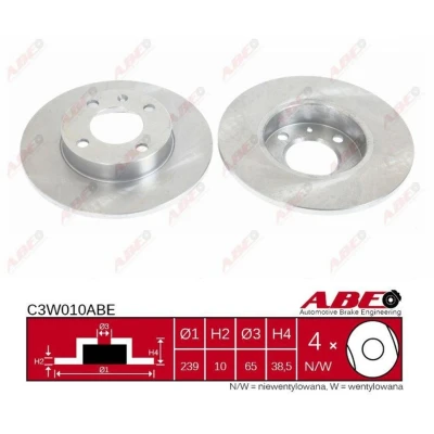 Afbeelding van ABE Remschijven C3W010ABE