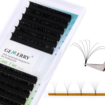 Afbeelding van Wimperverlenging Easy Fan Volume 0.07 C krul 9mm Lengte Natuurlijke Auto wimpers Extensions Self Fanning Nerts Russisch Volume(0.07 curl 9mm)