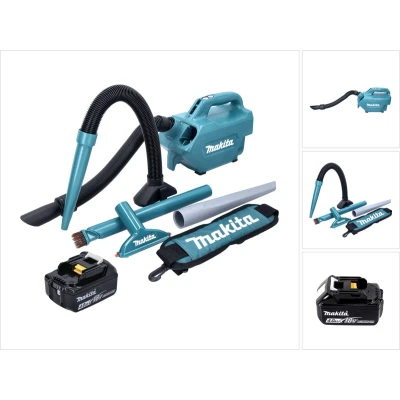 Afbeelding van Makita DCL 184 M1 accu stofzuiger 18 V 54 mbar 0,5 l + 1x oplaadbare 4.0 Ah zonder lader