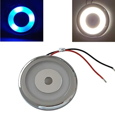 Afbeelding van MARVIX led plafondlamp, 12 V, 24 70 mm, plafondlamp met geïntegreerde touch schakelaar, dimmer 3200k warmwit, superheldere camperlamp voor camper, caravan en boot