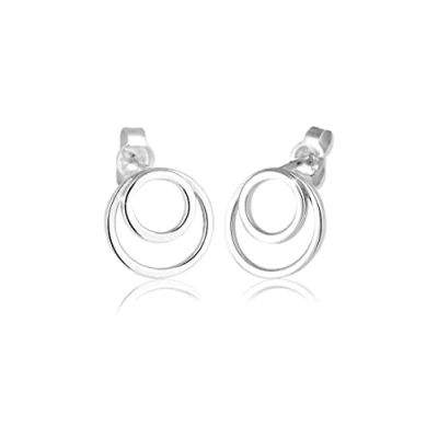 Afbeelding van Elli Basic GEO Minimal Oorbellen, Dames, Maat: One Size, Silber