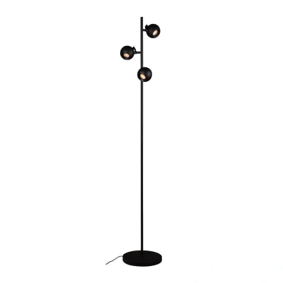 Afbeelding van Vloerlamp Bolero Zwart 3 Lichts GU 10