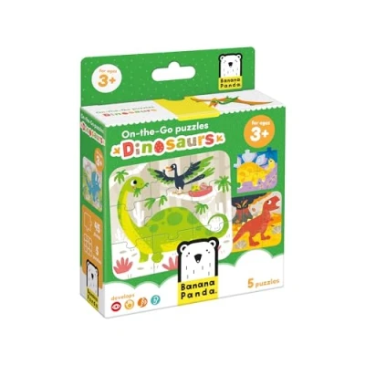 Afbeelding van On The Go Puzzles Dinosaurs 3+ Toddler Puzzle