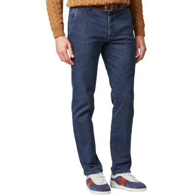 Afbeelding van Meyer CORD BONN Jeans Tapered Fit, Heren, Maat: 24, Blau