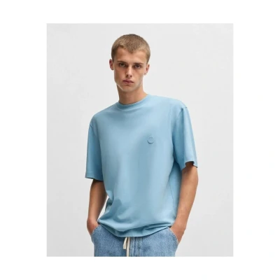 Afbeelding van HUGO Niley Tshirt basic, Heren, Maat: Small, Light pastel blue