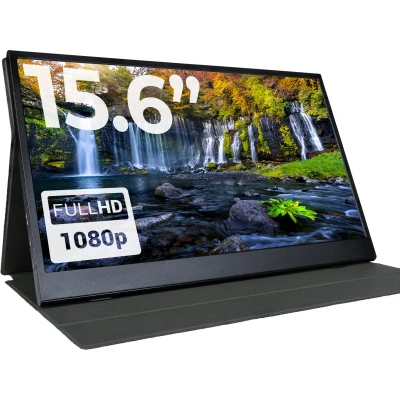 Afbeelding van Denver Portable Monitor 15.6 Inch Full HD IPS Beeldscherm Draagbare Gaming HDMI USB C PMO15602