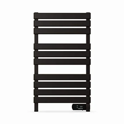 Afbeelding van CREATE Elektrische handdoekverwarmer voor wandmontage zonder planchet 500W Zwart WARM TOWEL